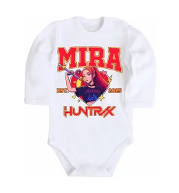 Дитячий бодік Mira Huntrix Білий фото