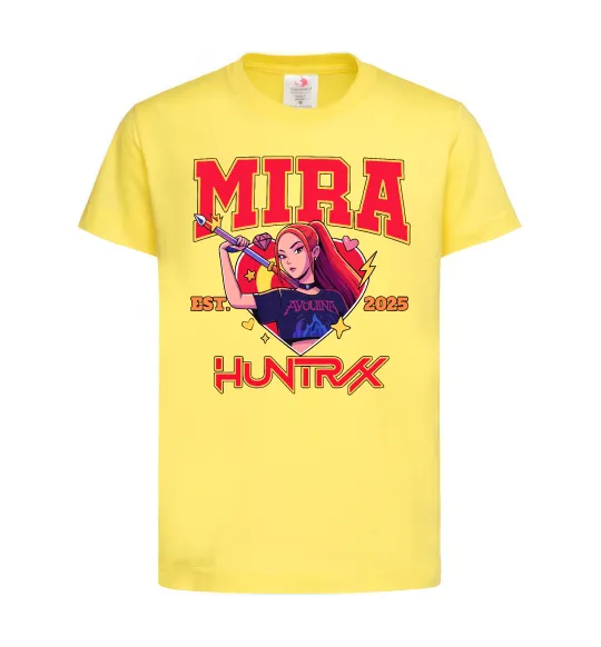 Детская футболка Mira Huntrix Лимонный фото