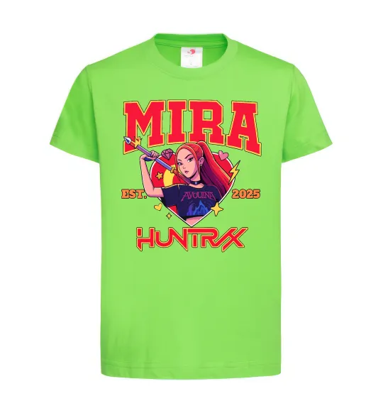 Детская футболка Mira Huntrix Лаймовый фото