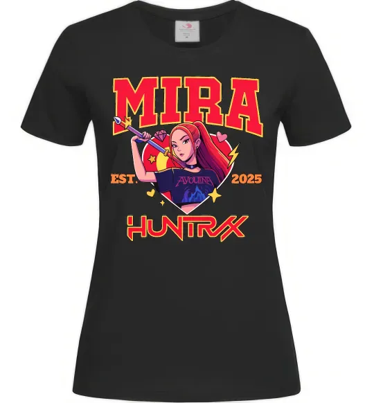 Женская футболка Mira Huntrix Черный фото
