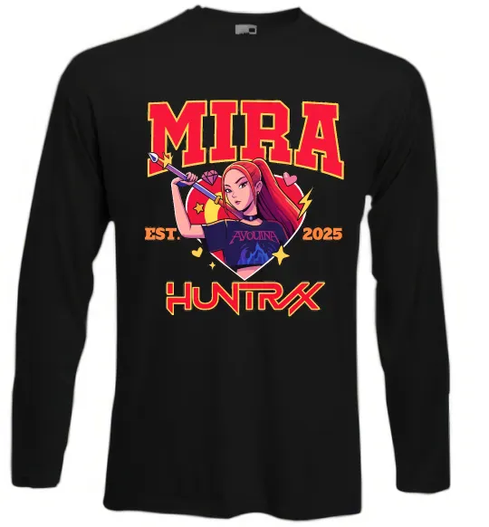 Лонгслив Mira Huntrix Черный фото
