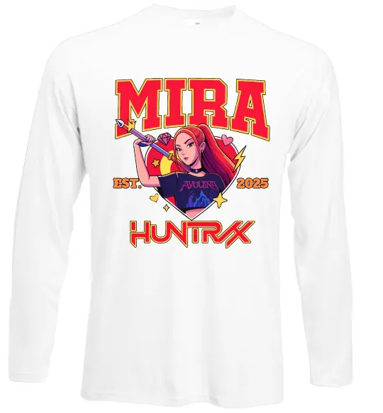 Лонгслив Mira Huntrix Белый фото