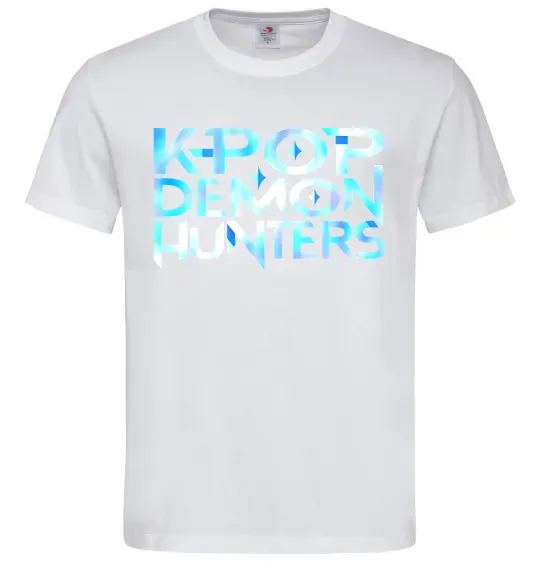 Мужская футболка KPOP Demon Hunters Белый фото