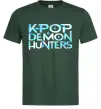 Мужская футболка KPOP Demon Hunters Темно-зеленый фото
