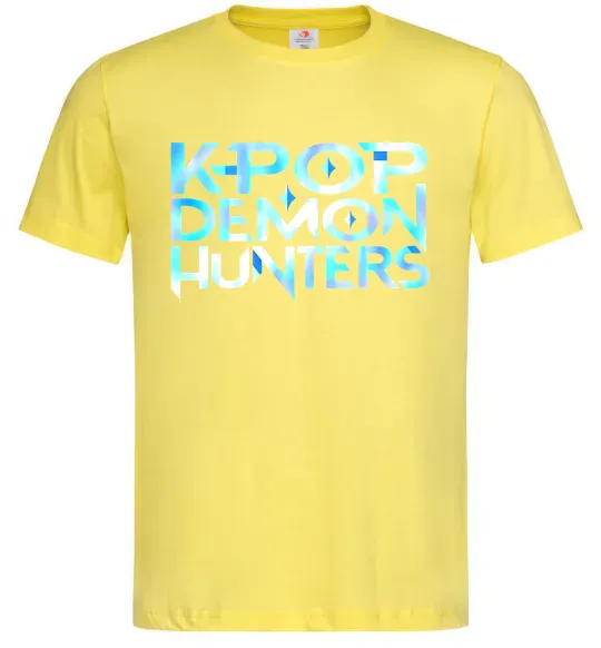 Мужская футболка KPOP Demon Hunters Лимонный фото