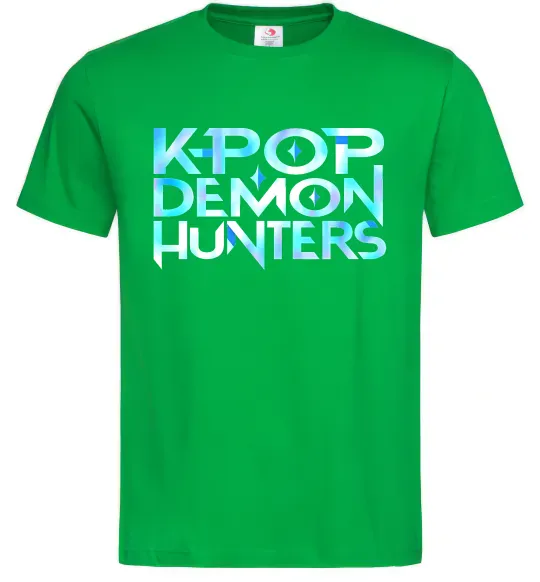 Мужская футболка KPOP Demon Hunters Зеленый фото
