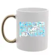 Чашка з кольоровою ручкою KPOP Demon Hunters Золото Чашка з кольоровою ручкою KPOP Demon Hunters Золото фото
