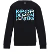 Дитячий світшот KPOP Demon Hunters Чорний фото
