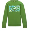 Дитячий світшот KPOP Demon Hunters Лаймовий фото