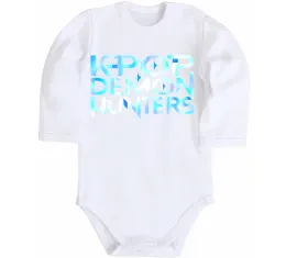 Детский боди KPOP Demon Hunters Белый фото