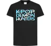 Детская футболка KPOP Demon Hunters Черный фото