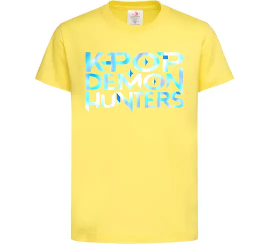Детская футболка KPOP Demon Hunters Лимонный фото