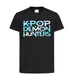 Детская футболка KPOP Demon Hunters Черный фото