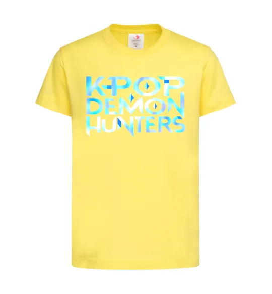 Детская футболка KPOP Demon Hunters Лимонный фото