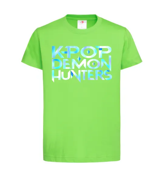Детская футболка KPOP Demon Hunters Лаймовый фото