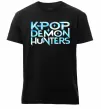Мужская премиум футболка KPOP Demon Hunters Черный фото
