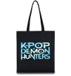 Эко-сумка KPOP Demon Hunters Черный фото