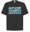 Футболка Оверсайз KPOP Demon Hunters Черный фото