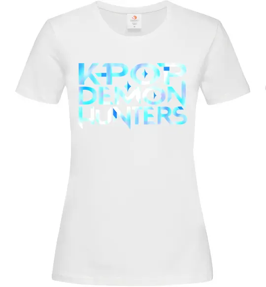 Женская футболка KPOP Demon Hunters Белый фото