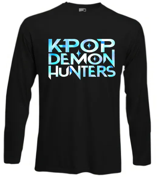 Лонгслів KPOP Demon Hunters Чорний фото