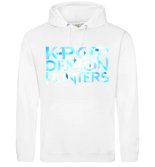Мужская толстовка (худи) KPOP Demon Hunters Белый фото