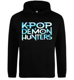 Женская толстовка (худи) KPOP Demon Hunters Черный фото