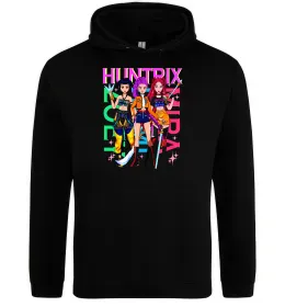 Женская толстовка (худи) KPOP Demon Hunters Huntrix Черный фото