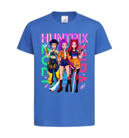 Детская футболка KPOP Demon Hunters Huntrix Ярко-синий фото