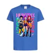 Детская футболка KPOP Demon Hunters Huntrix Ярко-синий фото