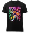 Мужская премиум футболка KPOP Demon Hunters Huntrix Черный фото