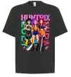 Футболка Оверсайз KPOP Demon Hunters Huntrix Чорний фото
