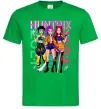 Мужская футболка KPOP Demon Hunters Huntrix Зеленый фото