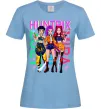 Женская футболка KPOP Demon Hunters Huntrix Голубой фото