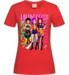 Женская футболка KPOP Demon Hunters Huntrix Красный фото