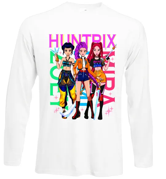 Лонгслив KPOP Demon Hunters Huntrix Белый фото