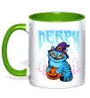 Чашка с цветной ручкой Derpy Demon Hunters Зеленый фото