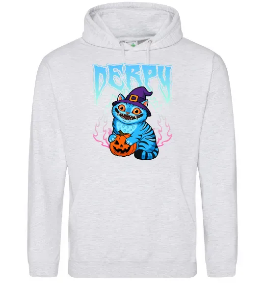 Женская толстовка (худи) Derpy Demon Hunters Серый меланж фото