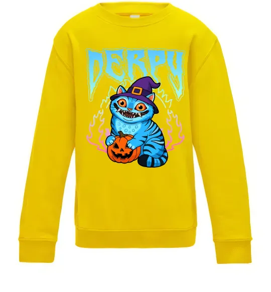 Детский Свитшот Derpy Demon Hunters Солнечно желтый фото