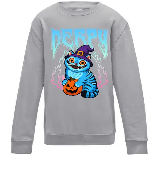 Детский Свитшот Derpy Demon Hunters Серый меланж фото