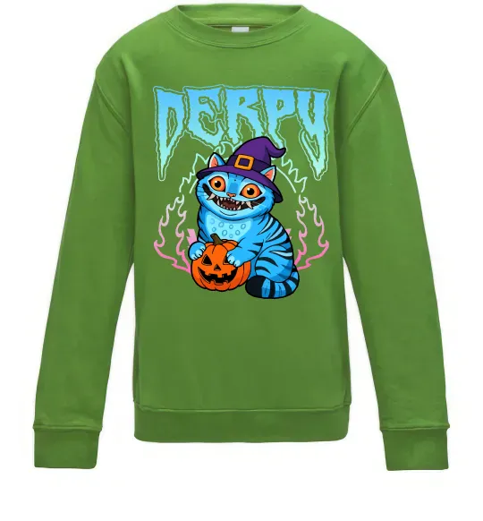 Детский Свитшот Derpy Demon Hunters Лаймовый фото