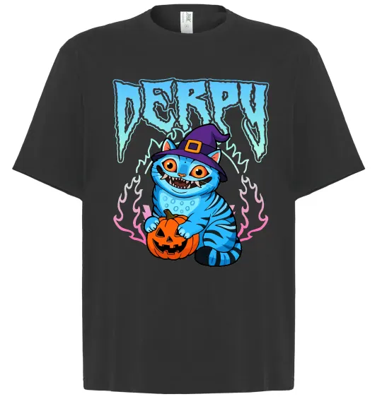 Футболка Оверсайз Derpy Demon Hunters Черный фото