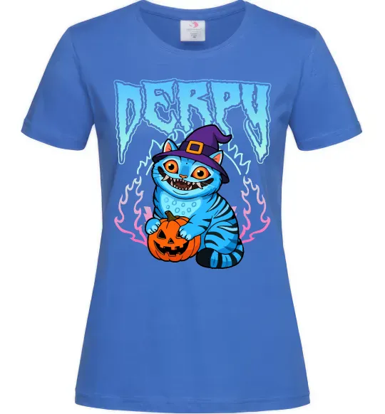 Женская футболка Derpy Demon Hunters Ярко-синий фото