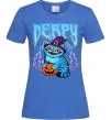 Женская футболка Derpy Demon Hunters Ярко-синий фото