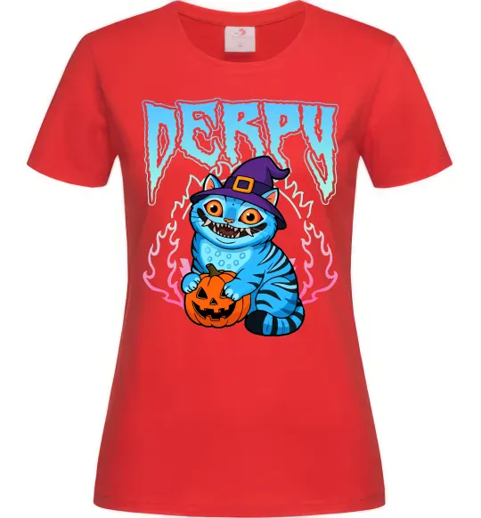 Женская футболка Derpy Demon Hunters Красный фото