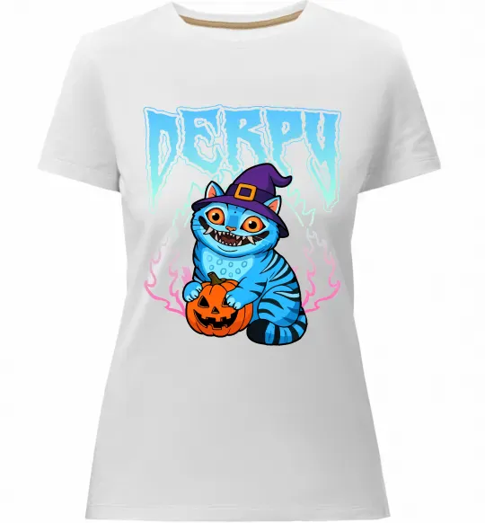 Женская премиум футболка Derpy Demon Hunters Белый фото