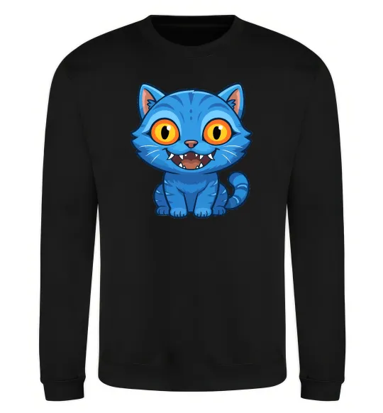 Свитшот Derpy tiger Черный фото