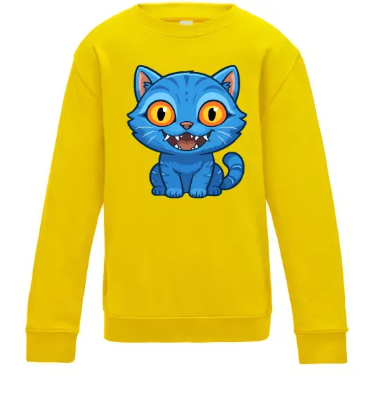 Детский Свитшот Derpy tiger Солнечно желтый фото