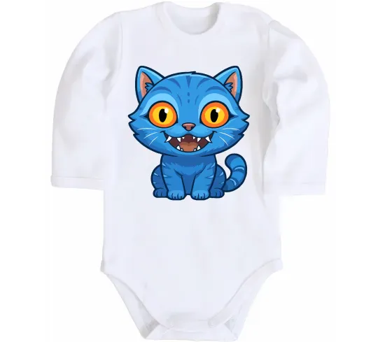 Детский боди Derpy tiger Белый фото