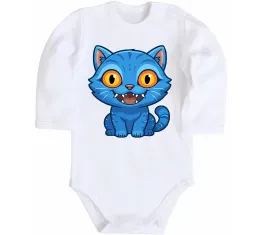 Детский боди Derpy tiger Белый фото