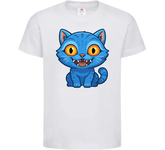 Дитяча футболка Derpy tiger Білий фото